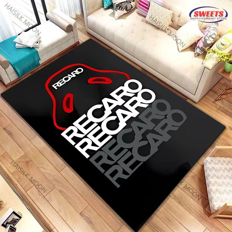 HAISILK MOON Druckteppich mit R-Recaro-Logo-Muster für Wohnzimmer, Schlafzimmer und Büro - Bild 2