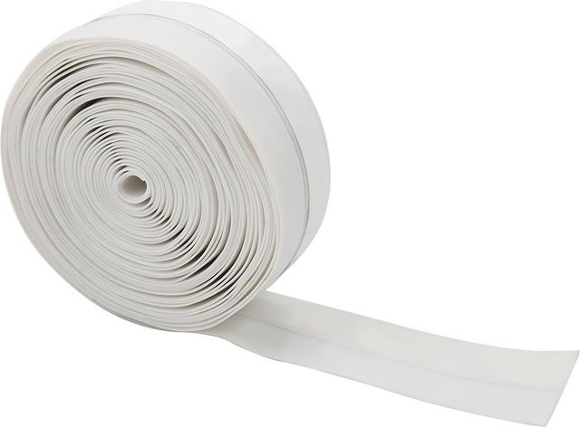 TOMTOP JMS Selbstklebender Dichtungsstreifen aus Silikon für Tür und Fenster zur Schalldämmung und zum Staubschutz, Weiß, Breite: 25 mm, Länge: 5 m - Bild 1