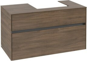 Villeroy & Boch Waschtischunterschrank Collaro in Arizona Oak, Wandmontage, B/T/H: 100 x 54,8 x 50 cm - Bild 1