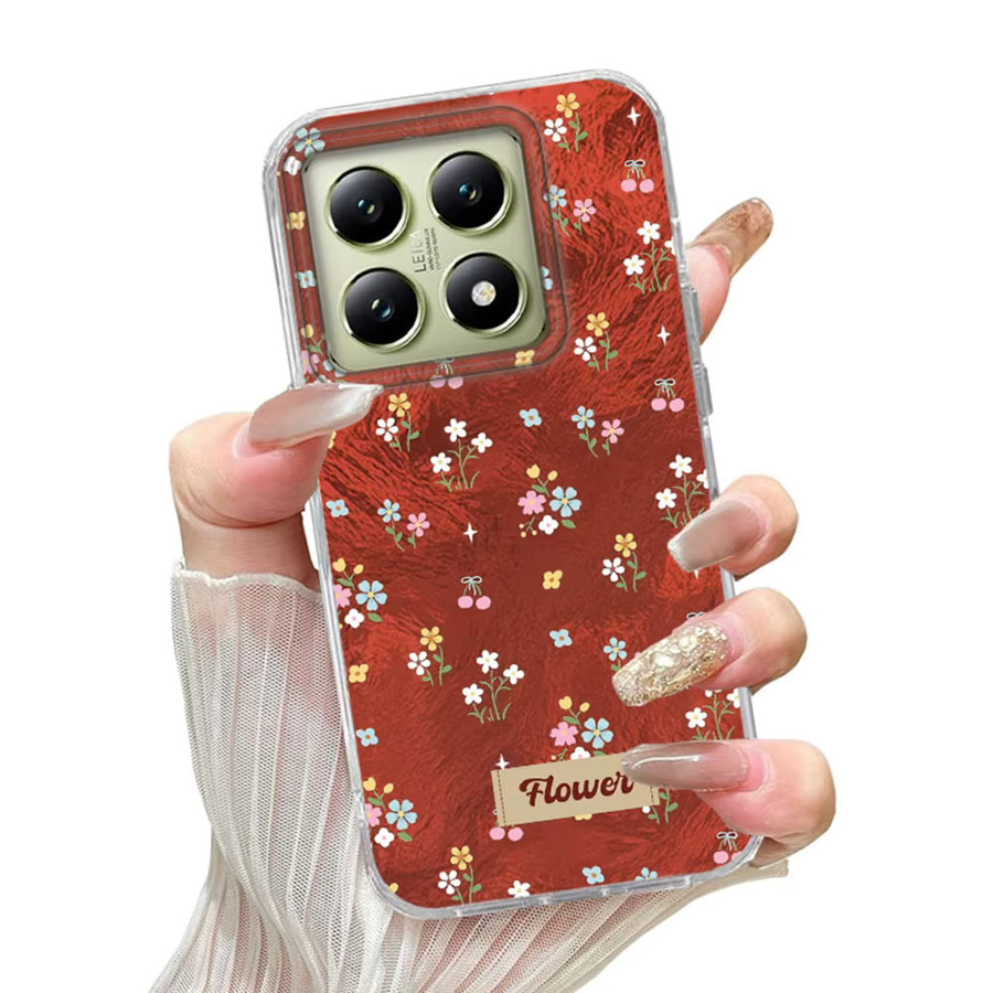 Handyhülle mit Vintage Blume Vortex Muster für Xiaomi 11 Lite NE 13T 14T Pro 5G Poco X5 X6 X7 M6 C75 C71 C65 C61 M5S - Bild 3