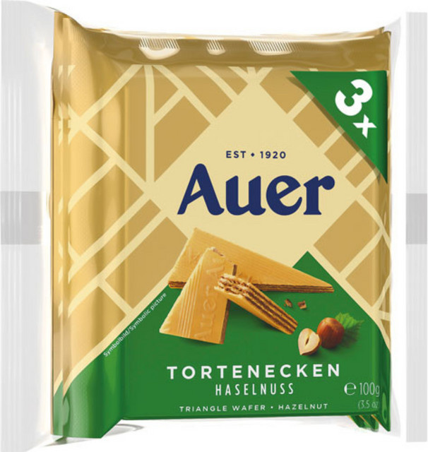 Auer Tortenecken Haselnuss 3 x 100 g - Bild 1