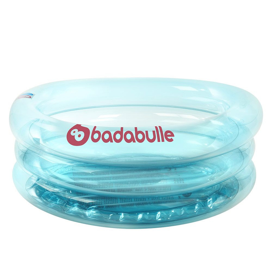 Badabulle Aufblasbare Badewanne und Planschbecken in Blau mit Ablassstopfen - Bild 1