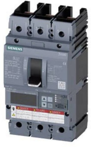 Siemens 3VA6225-8KQ31-2AA0 Leistungsschalter in Grau mit einem Einstellbereich von 100 - 250A und einer maximalen Schaltspannung von 600 V/AC - Bild 1