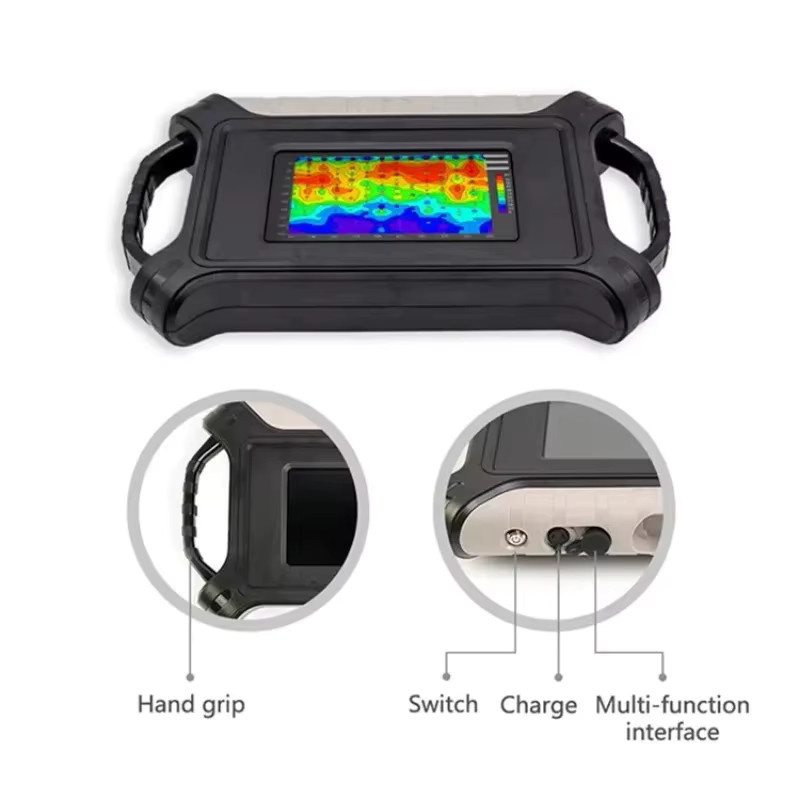 ADMT-20KG-X Hohlraumdetektor mit 3D-Touchscreen für Gold, Metall, Jade und Diamanten in Schwarz - Bild 2