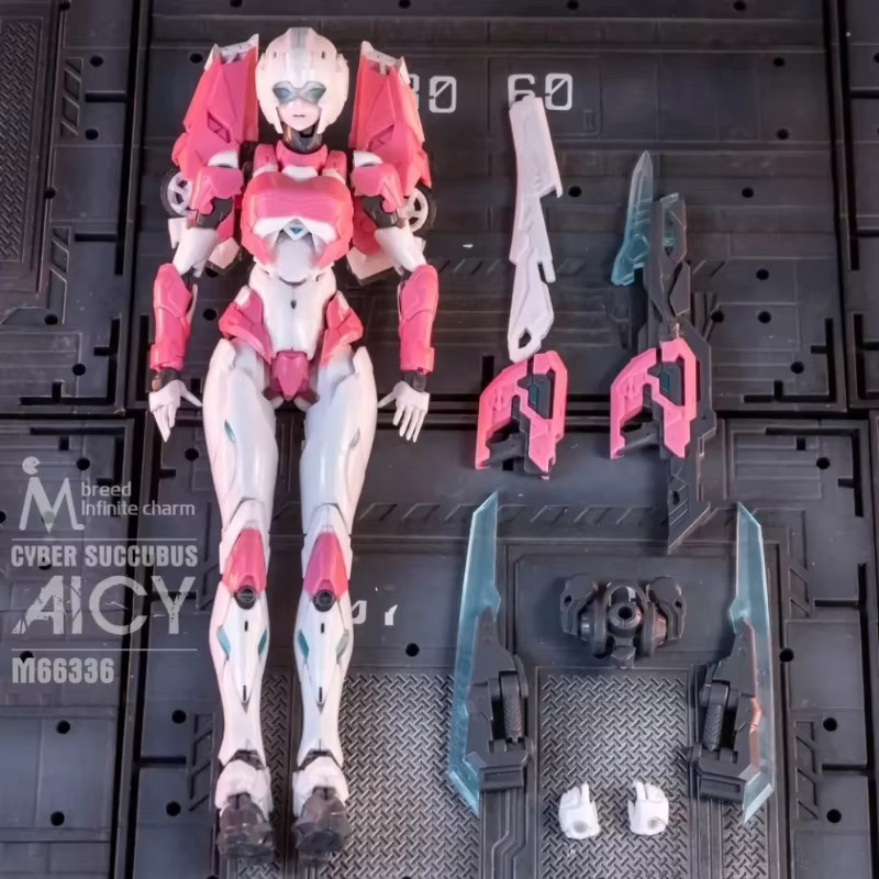 Meili Infinity Transformers Arcee, Montage Modell Kit, Roboter, 17 cm - Bild 4