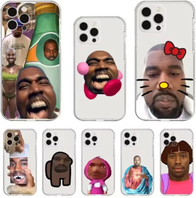 Stoßfeste Softcover Handyhülle mit Kanye West Motiv für iPhone 16 15 14 13 12 11 Pro Max Mini X XS XR SE 7 8 Plus in Transparent von jamular - Bild 1
