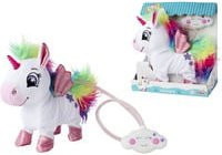 PetZoo Simba Rainbow Unicorn Kuscheltier in Bunt/Mehrfarbig aus Plüsch - Bild 1