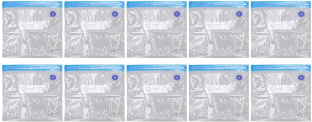 10 Stück CosyHome Lebensmittel-Vakuumbeutel aus transparentem Kunststoff, lebensmittelecht, mikrowellen- und gefriergeeignet, B/H: 22 x 21 cm - Bild 1