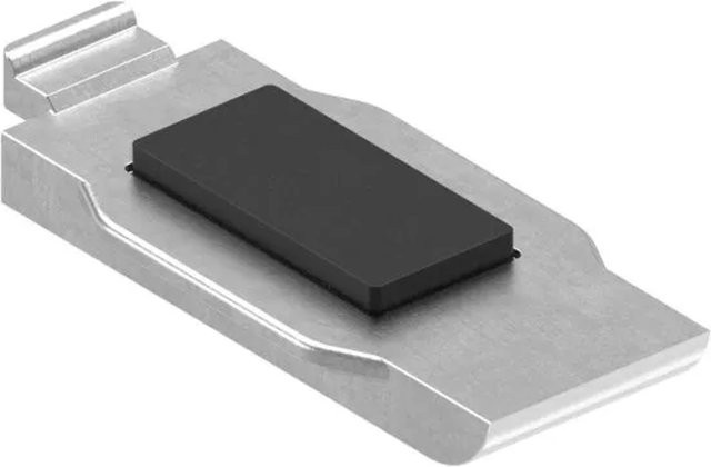FeNau Sicherungsplatte aus Edelstahl V4A für Glasklemme Modell 36 in Silber - Bild 1