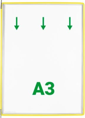 tarifold Sichttafeln DIN A3, gelb, 10 Stück - Bild 1