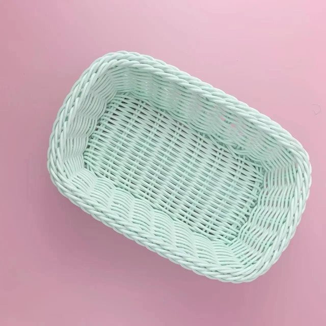 Rosa Aufbewahrungskorb mit Herz-Design für Eiscreme und Obst als Foto-Requisit - Bild 1