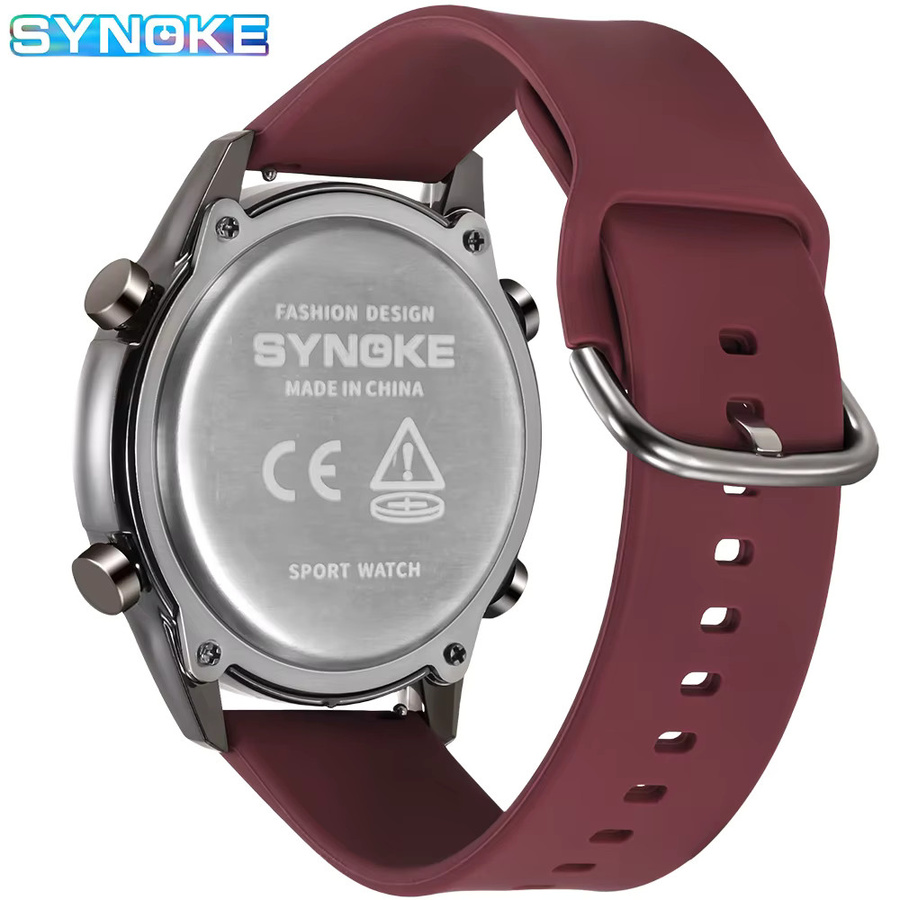 SYNOKE Digitaluhr, Silikon, Herren, wasserdicht - Bild 5