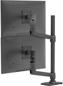 Ergotron LX Dual Monitor Arm Monitorhalterung Schwarz für 2 Bildschirme bis 40 Zoll VESA 100x100 - Bild 3