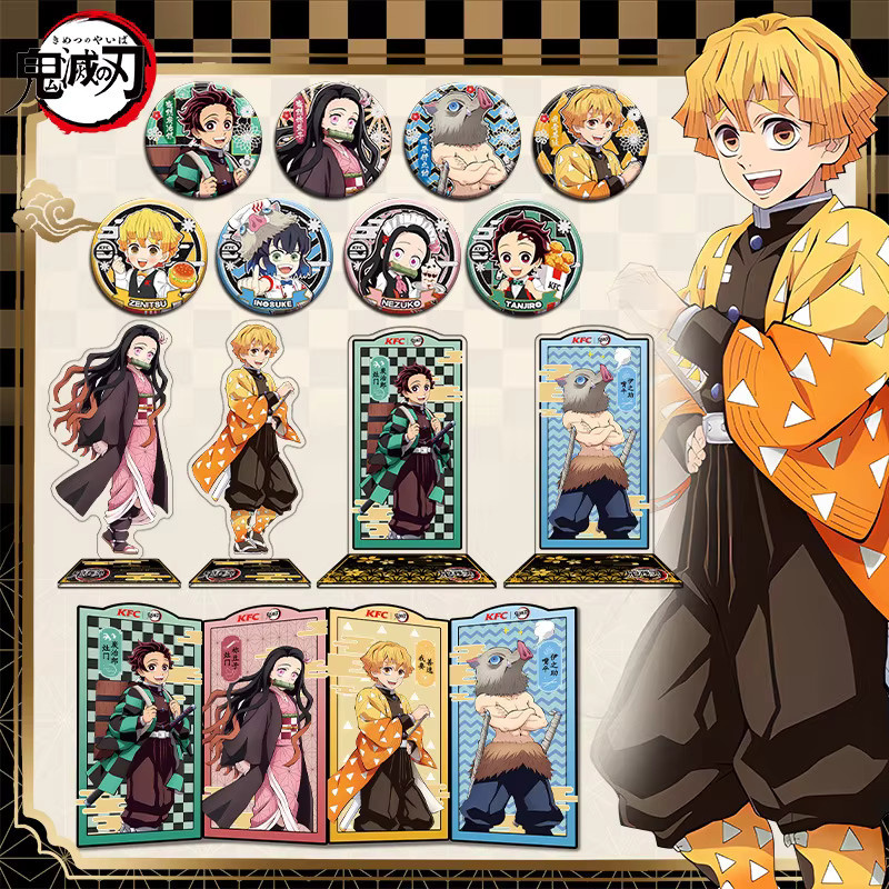 Bandai Demon Slayer Acryl-Ständer Schlüsselanhänger, Set / Bundle, Kunststoff, Bunt / Mehrfarbig - Bild 2