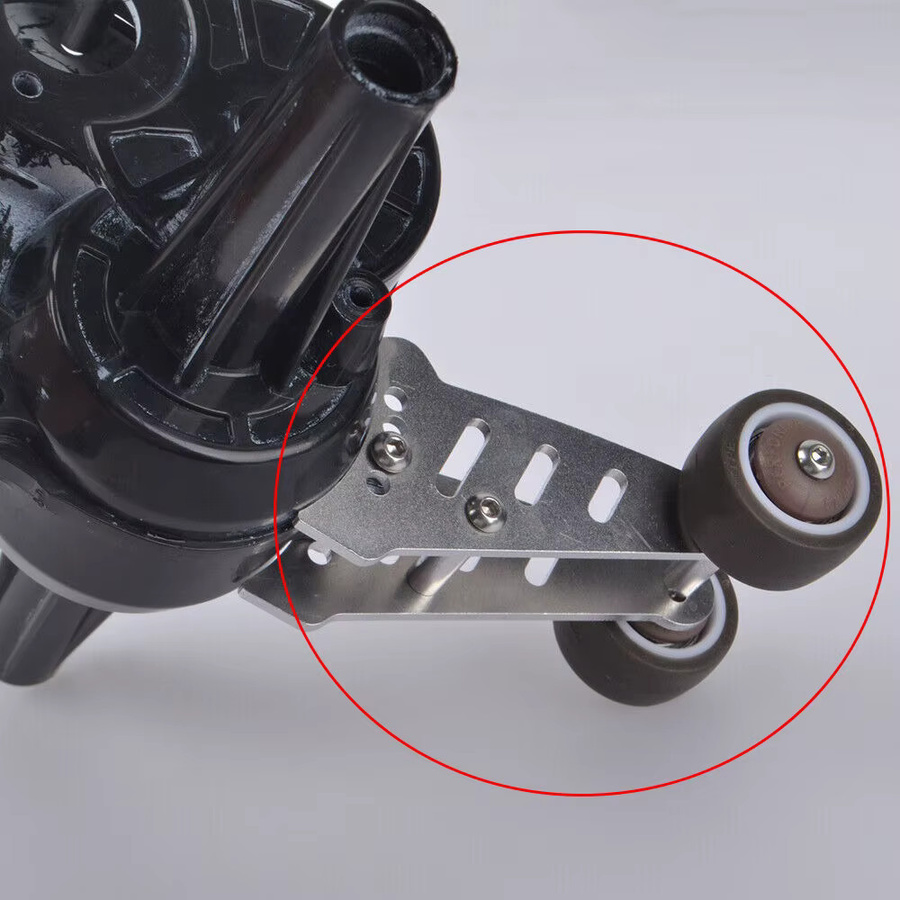 Tamiya Aluminium Wheelie Bar, 1:10, Metall, Grau, Zubehör - Bild 4