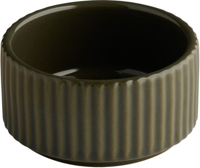 APS Schale THE GRID aus Porzellan, braun, 6er Pack, Durchmesser: 7,5 cm, Höhe: 4 cm, 70 ml - Bild 1