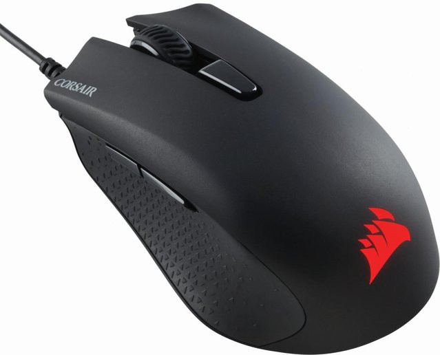 Corsair Harpoon RGB Pro Gaming-Maus mit optischem Sensor in Schwarz - Bild 1