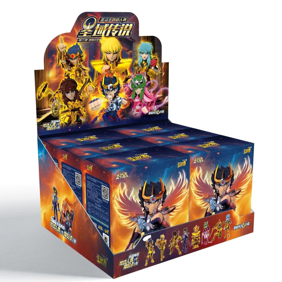 BLOKEES Saint Seiya Version 2 Aiolos Shura Waage Jungfrau Krebs Phoenix Golden Saints, Actionfigur - Bild 3