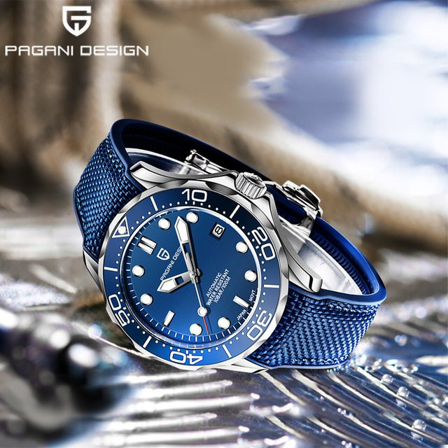 Pagani Design Armbanduhr Automatik, Edelstahl, Saphirglas, Herren - Bild 1