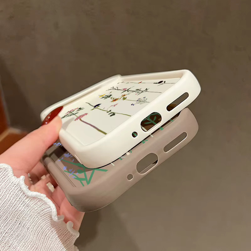 Stoßfeste Silikonhülle mit Blumenmuster für Google Pixel 8 Pro, 8A, 9 Pro XL und Pixel 9 in Bonbonfarben (Beige, Weiß, Multicolour) - Bild 1