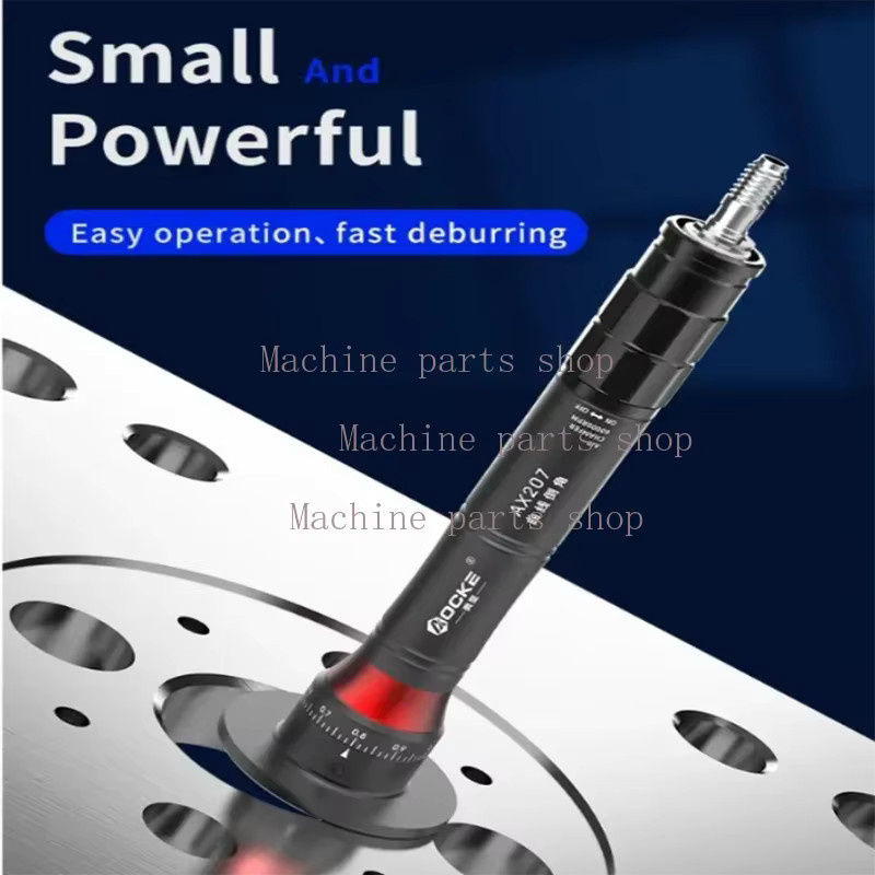 AX207 Mini Pneumatische Abschrägungsmaschine für 45 Grad Metall-Entgratung, Handgeführt und Einstellbar, Schwarz - Bild 5