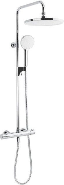 Swiss Aqua Technologies Duschsystem mit Thermostatarmatur, Regendusche und Handbrause, Chrom, Durchmesser Regenkopf: 25,4 cm - Bild 1