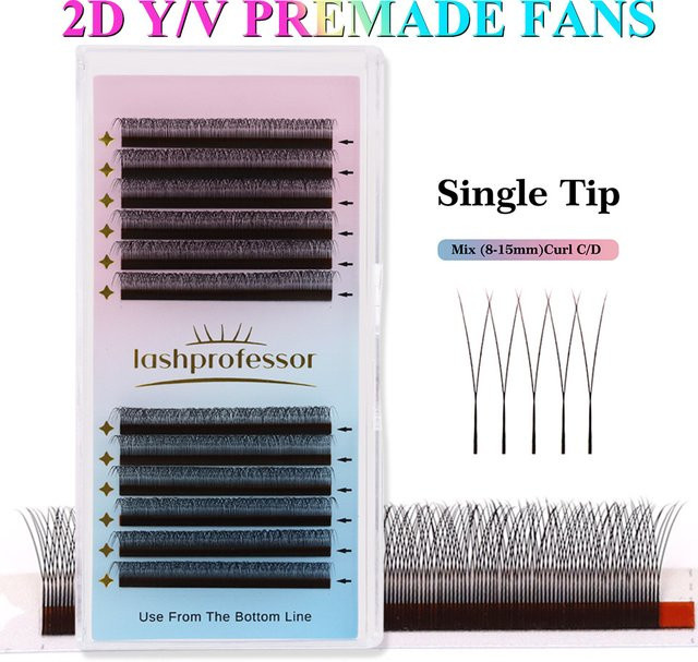 LASHPROFESSOR V-Form Volumen-Fächerwimpern, Natürlich - Bild 1