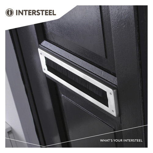 Intersteel Zugluftstopper aus Edelstahl in Silber, B: 34 cm, H: 7,6 cm - Bild 2