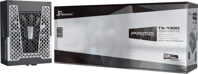 Seasonic PRIME TX-1300 PC-Netzteil, 1300W, 80 PLUS Titanium, Schwarz - Bild 3