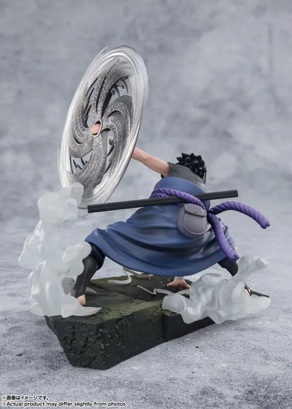 Figuarts ZERO Naruto Shippuden Uchiha Sasuke Mangekyo Sharingan Licht und Dunkelheit Komplettfigur aus Kunststoff, mehrfarbig, Höhe: 20 cm - Bild 8