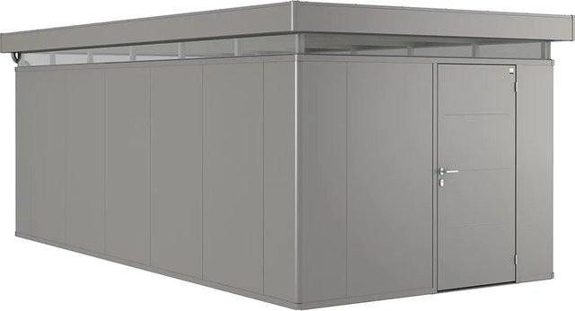 Biohort Metallgerätehaus CasaNova mit Flachdach in Quarzgrau-Metallic, B: 600 cm, T: 300 cm, H: 215 cm, Türanschlag rechts - Bild 1