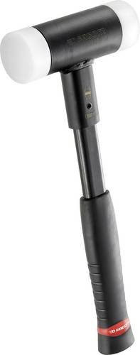 Facom Schonhammer rückschlagsfrei mit Glasfaserstiel und Nylon-Aufsatz, Schwarz-Weiß, Gewicht: 698 g - Bild 1