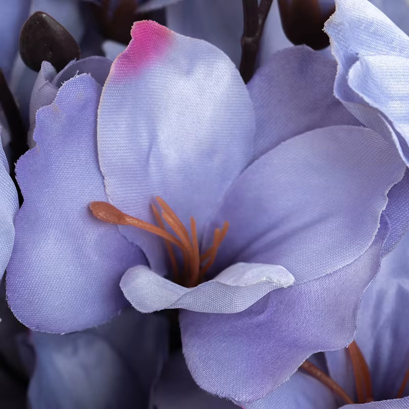 Künstliche Orchideenblumen von Kahaul aus Seide in Weiß für deine Wohndekoration - Bild 2