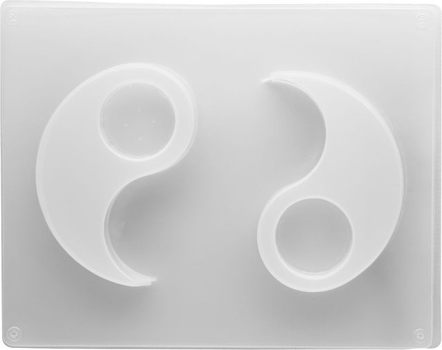 CREARTEC Gießform Ying & Yang aus transparentem Kunststoff - Bild 1