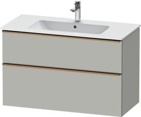 Duravit Waschtischunterschrank D-Neo in Weiß Matt mit 1 Schrank und 1 Auszug, B/T: 101 x 46,2 cm - Bild 1