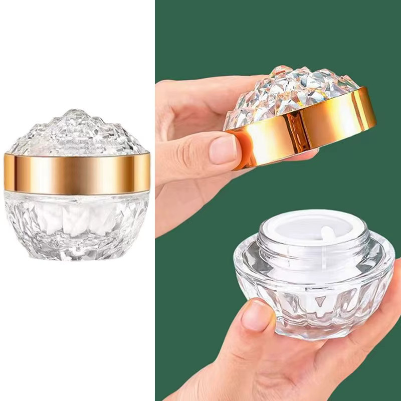 HNKMP Glas Tiegel für Gesichtscreme, 50g, mit Deckel - Bild 2