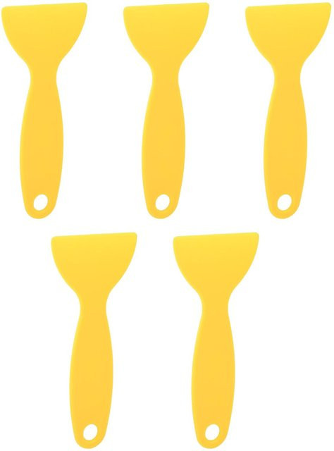 Koogeelife 5er Set Flexible 3D-Drucker Spatel aus Kunststoff in Gelb und Weiß für Harzentfernung mit Anycubic und Wanhao D8 Kompatibilität - Bild 1