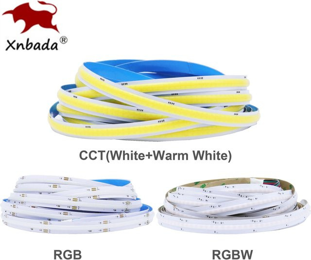 Xnbada COB LED-Lichtstreifen Multicolour, dimmbar, 840 LEDs/m, DC24V, RA90 - Bild 1