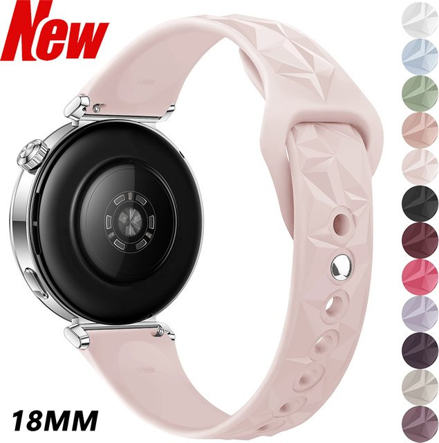 Geekthink Uhrenarmband Silikon, 18 mm, Unisex - Bild 1