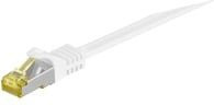 Goobay Patchkabel RJ-45 SFTP Cat 7 Ethernet LAN Kabel in Weiß - Bild 1
