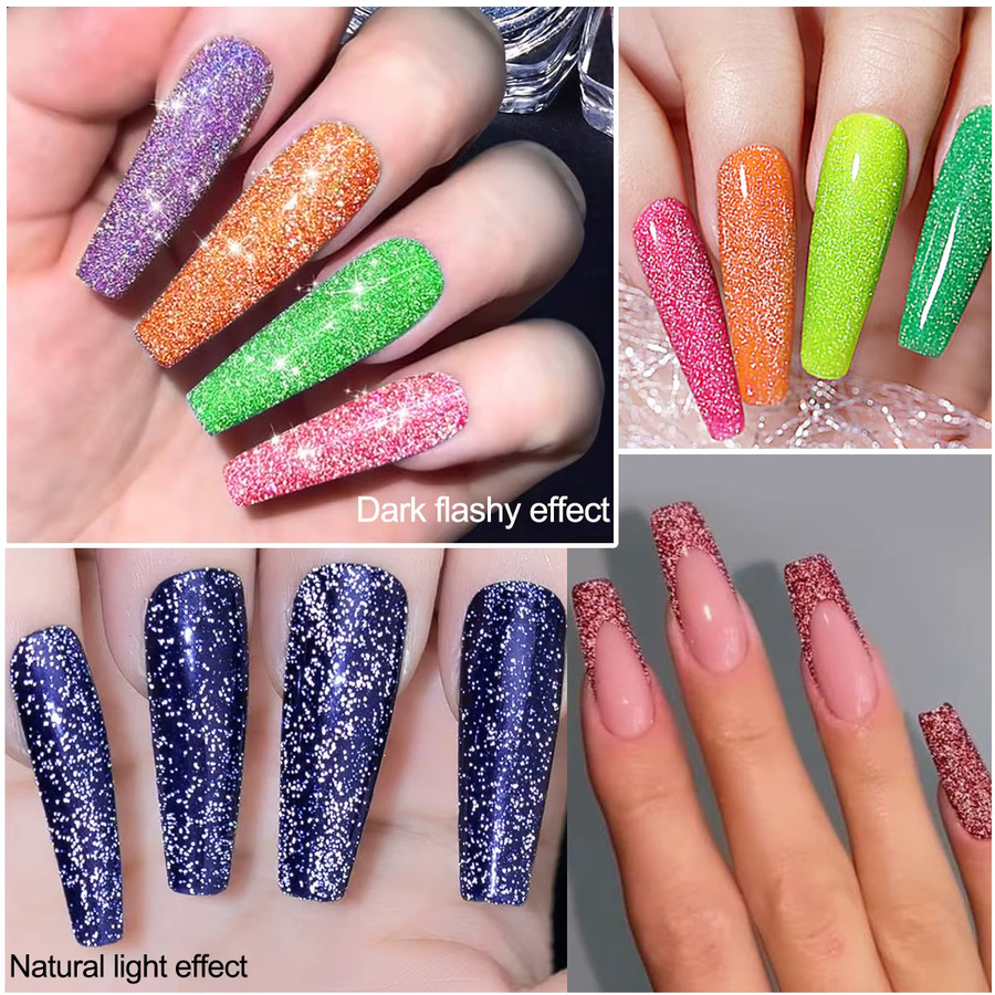 FTMY Set mit 10 Glitzer-Gel-Nagellacken, glänzend - Bild 2