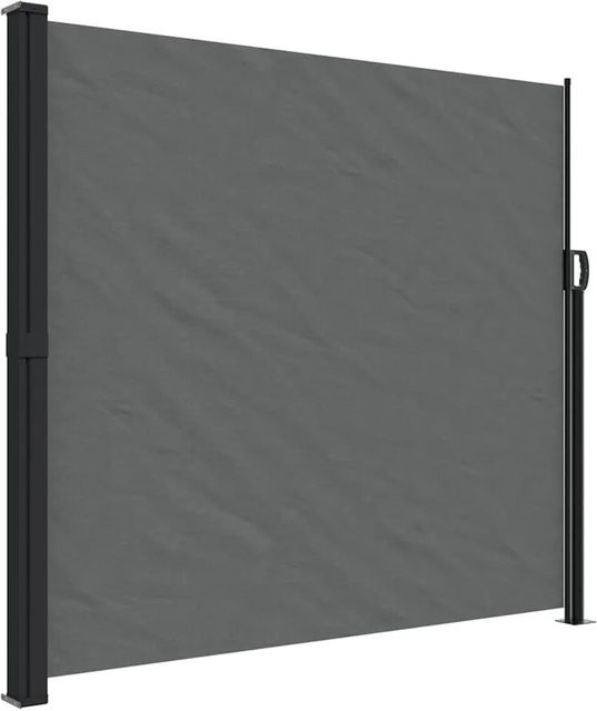 furnicato Seitenmarkise ausziehbar Anthrazit B: 600 cm, H: 180 cm - Bild 1