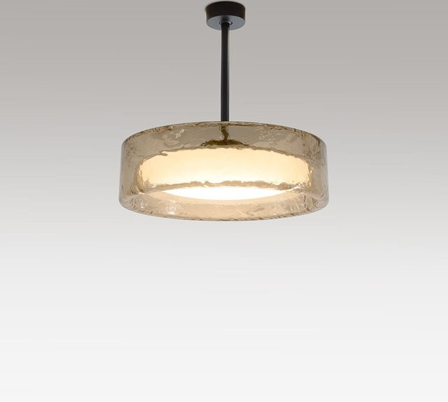 Marset Ringo C 70 LED-Pendelleuchte in Rauchgrau mit Ringdesign - Bild 1