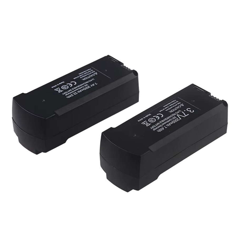 RC.BURST Ersatzbatterie für V168 GPS Drohne und V168 Pro Max Quadcopter, Schwarz, 7,4 V 3000 mAh oder 3,7 V 2000 mAh - Bild 2