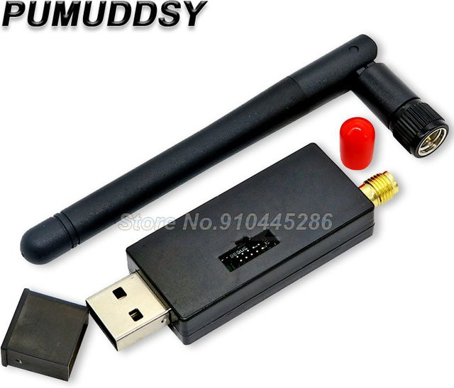 PUMUDDSY Wireless ZigBee Sniffer Board Paket Protokoll Analysator USB-Schnittstelle Dongle Capture-Modul mit Shell-Antenne, Schwarz - Bild 1