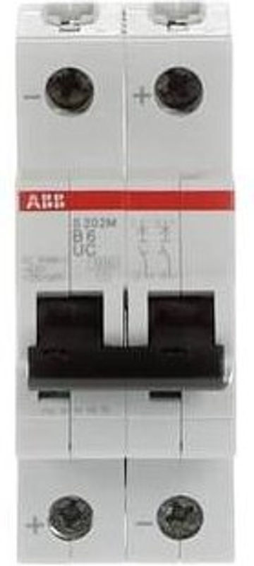 ABB Leitungsschutzschalter S202M-B6UC 6A 2-polig 10kA - Bild 2