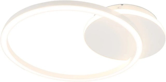 NETTLIFE LED Deckenleuchte aus Metall in Weiß, modern und rund - Bild 1