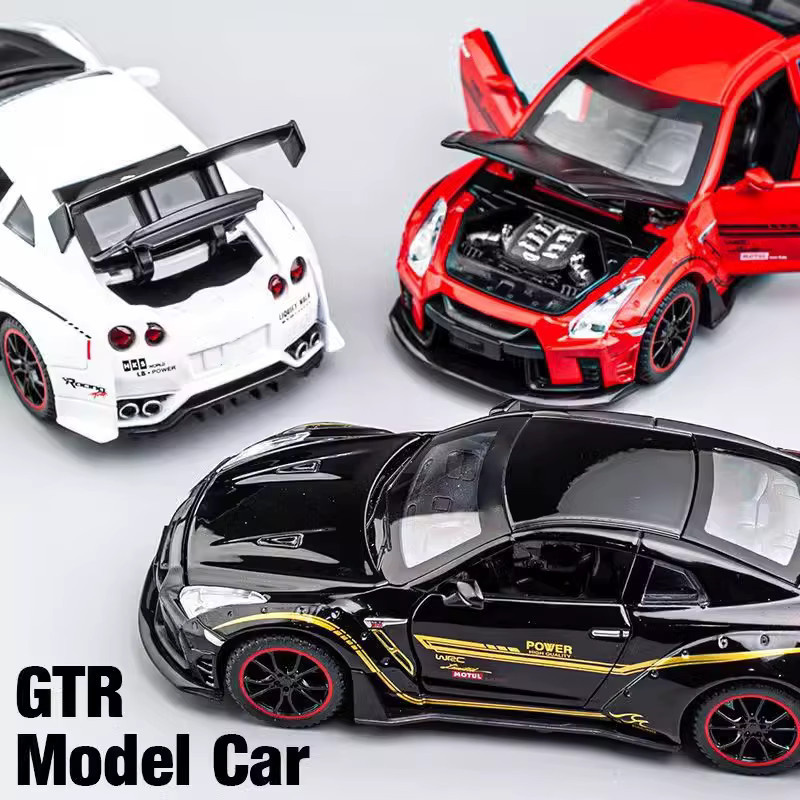 Maisto GTR R35 Modellauto, 1:32, Metall, mit Licht und Sound - Bild 4
