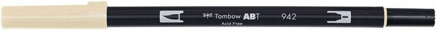 Tombow ABT Dual Brush Pen Cappuccino 942 in Braun - Bild 1