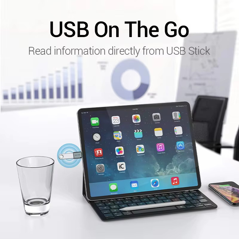 Vention USB-C-Adapter von Typ C auf USB 3.0 und 2.0 Buchse als OTG-Kabel für MacBook Pro, Huawei Mate 30 und Samsung S10 - Bild 5